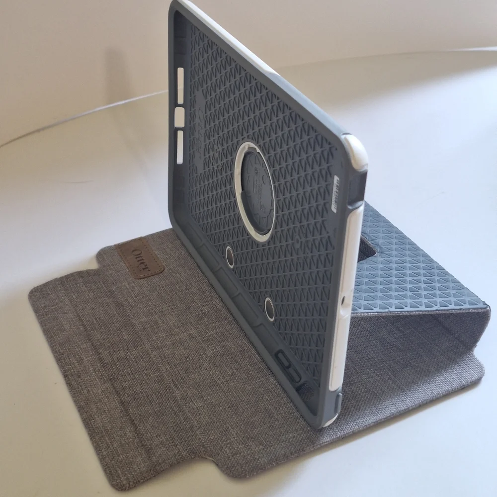 OtterBox Symmetry Folio Ipad Mini Case Glacier Storm Gray EUC 6 X 8